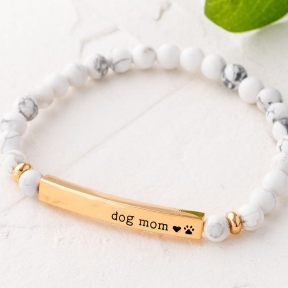 Ahomestyle Jewelry - 🐾Dog Mom Bracelet - White Turquoise